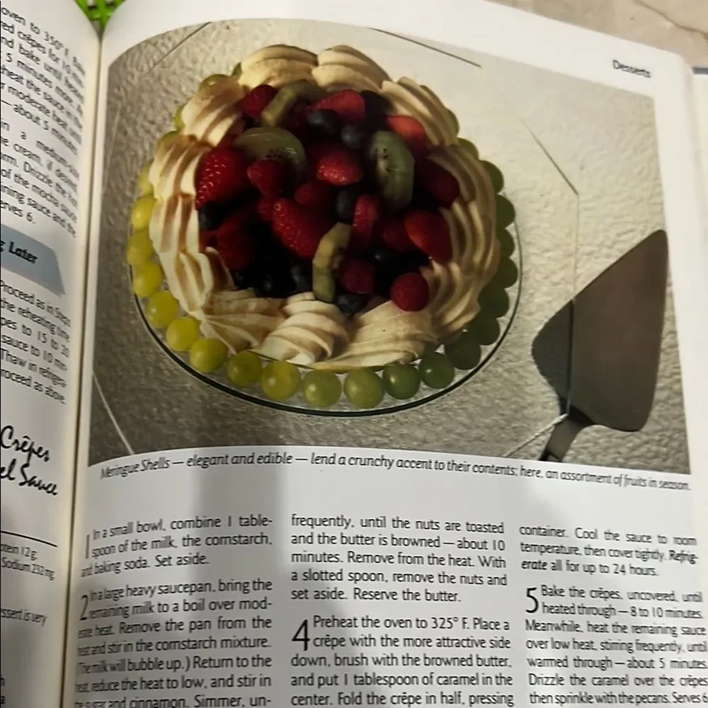 Reader's Digest Cook Now Serve Later Cookbook with Blue and White Cover